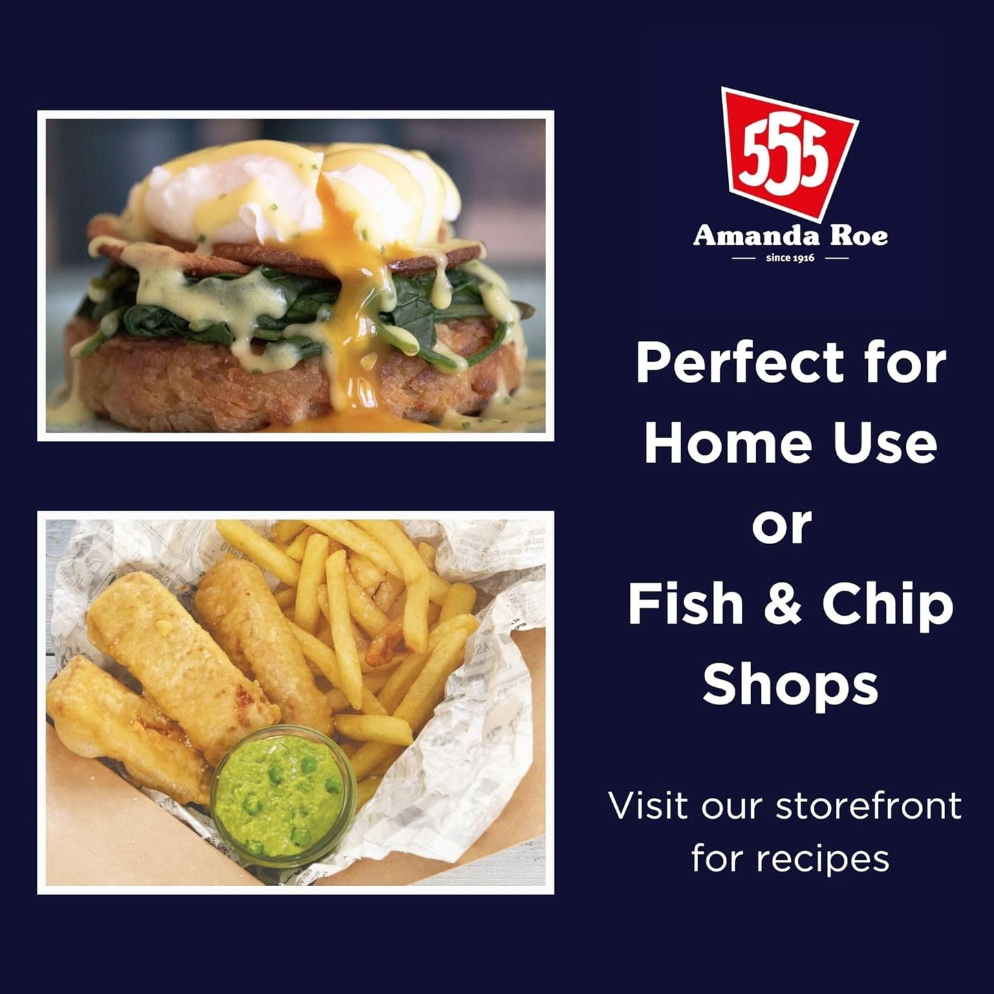 Amanda 555: Tinned Cod Roe | The Original Cod Roe | High in Protein Omega 3 Vitamin D & B12 | MSC Certified, Sustainable, and Delicious | Perfect for Home or Fish & Chip Shops (3 x 200g)