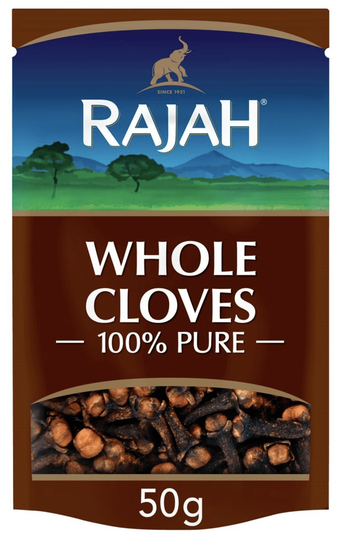 Rajah Whole Cloves 50g — Authentic Whole Spice for Indian Cooking - BUB BRANDS