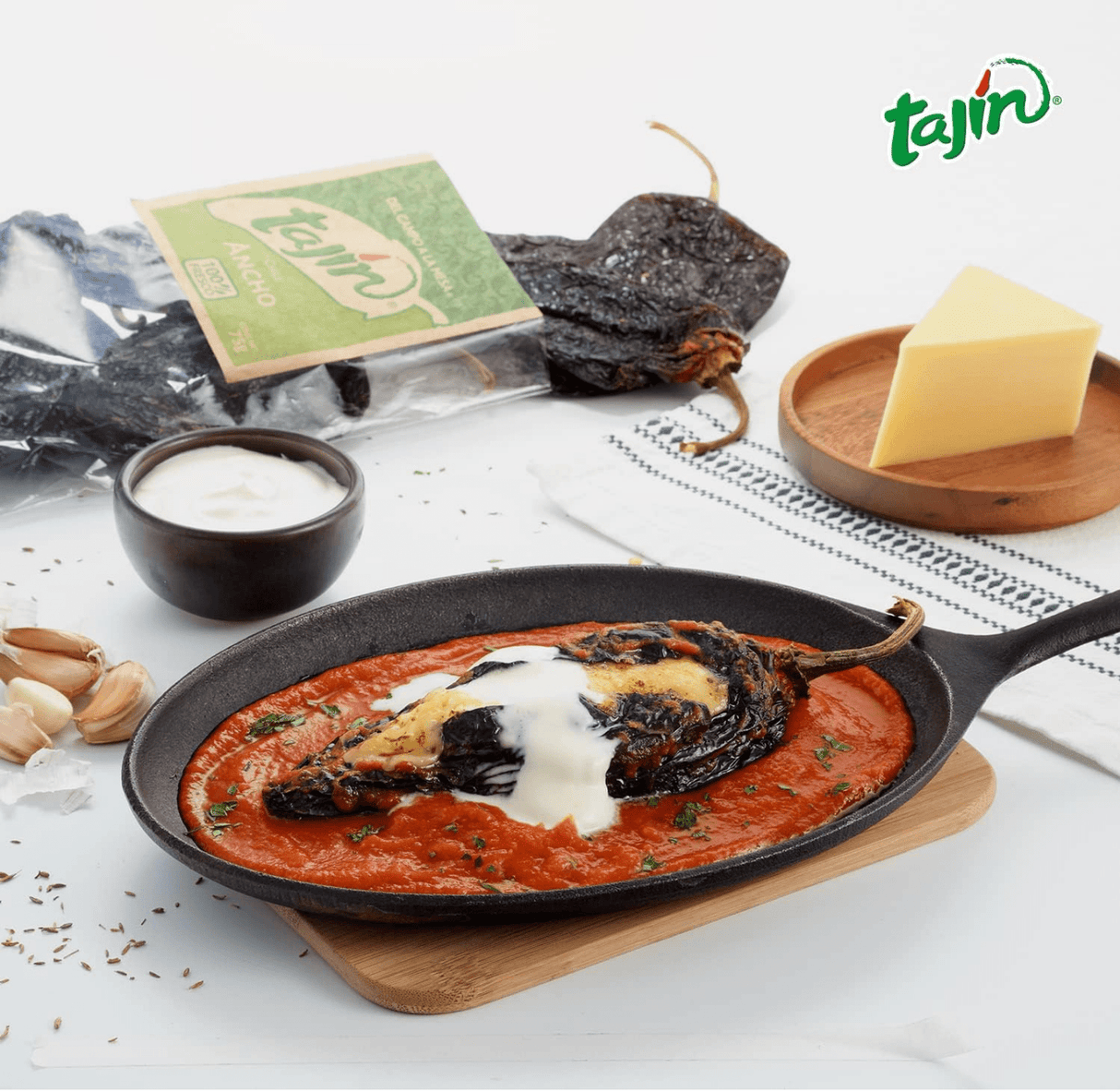 Tajin Dried Ancho Chillies 75g — Authentic Mexican Ancho for Sauces, Salsas & Stews - BUB BRANDS