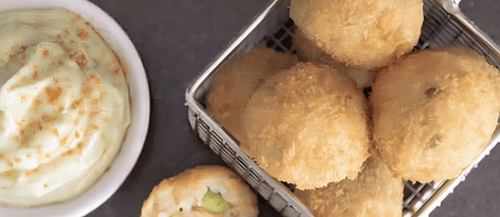Miso roe onigiri rice balls made with 555 Amanda Cod Roe