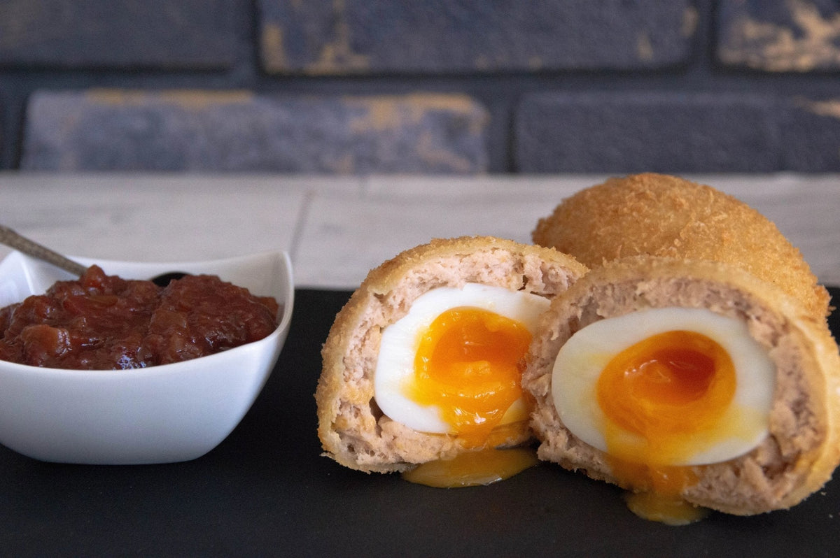 Fisherman’s scotch egg tomato relish - BUB BRANDS