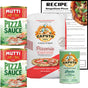 BUB Pizza Making Kit Gift Pack: Make Authentic Neapolitan Pizza Dough at Home - Includes Caputo 00 Flour Caputo Yeast Mutti Pizza Sauce & an Easy to Follow Recipe - 5 Item Pizza Kit