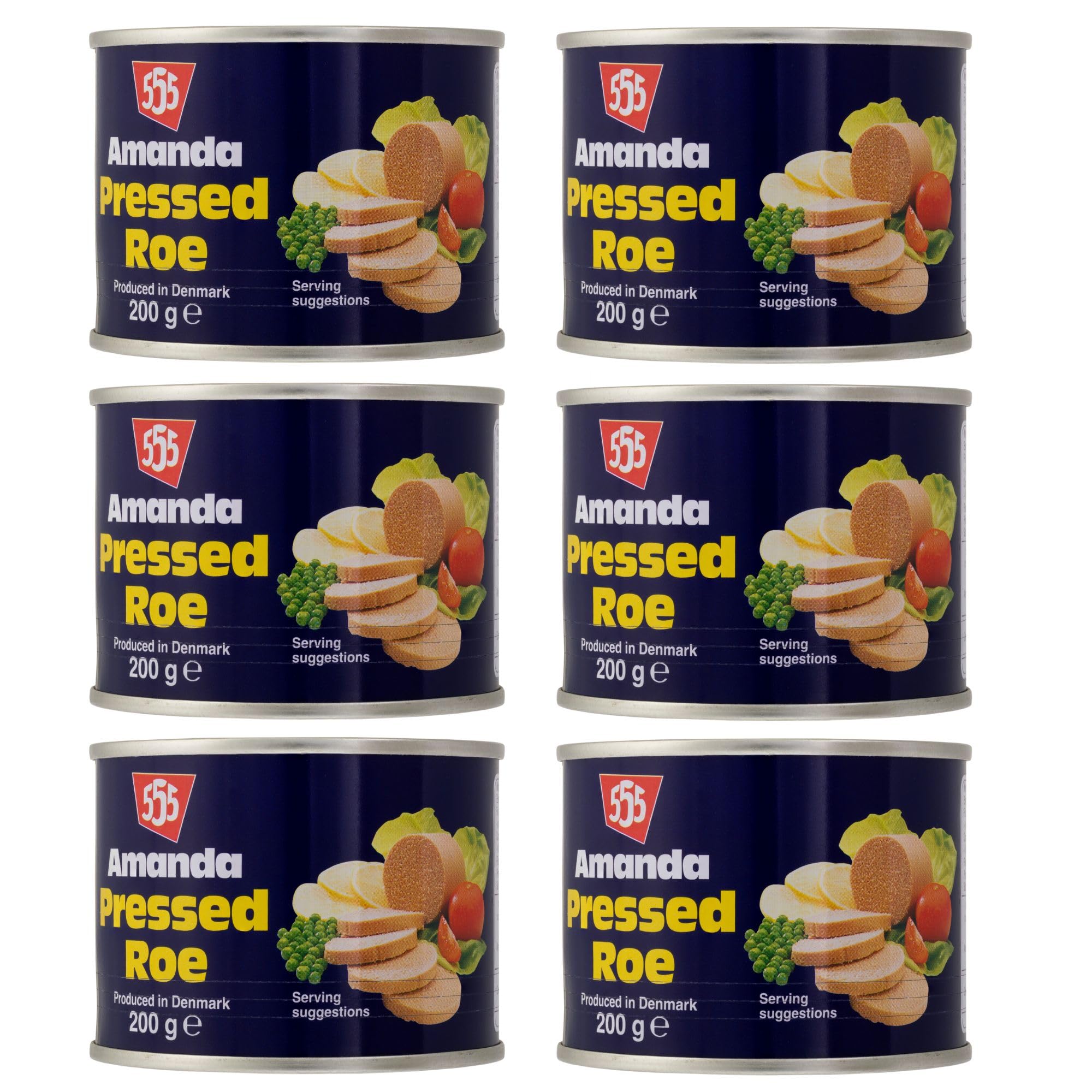 Amanda 555 Tinned Cod Roe 6 x 200g | Family Pack of MSC‑Cer… – BUB BRANDS