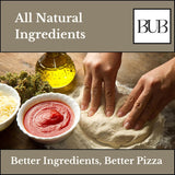 BUB Pizza Making Kit Gift Pack: Make Authentic Neapolitan Pizza Dough at Home - Includes Caputo 00 Flour Caputo Yeast Mutti Pizza Sauce & an Easy to Follow Recipe - 5 Item Pizza Kit