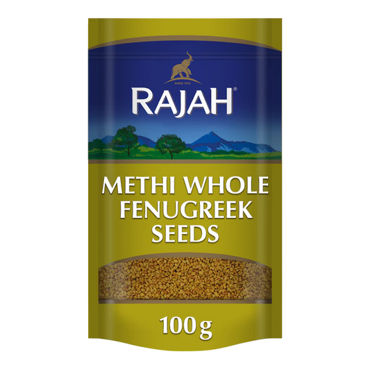 Rajah Spices Whole Fenugreek Seeds (Methi) 100g