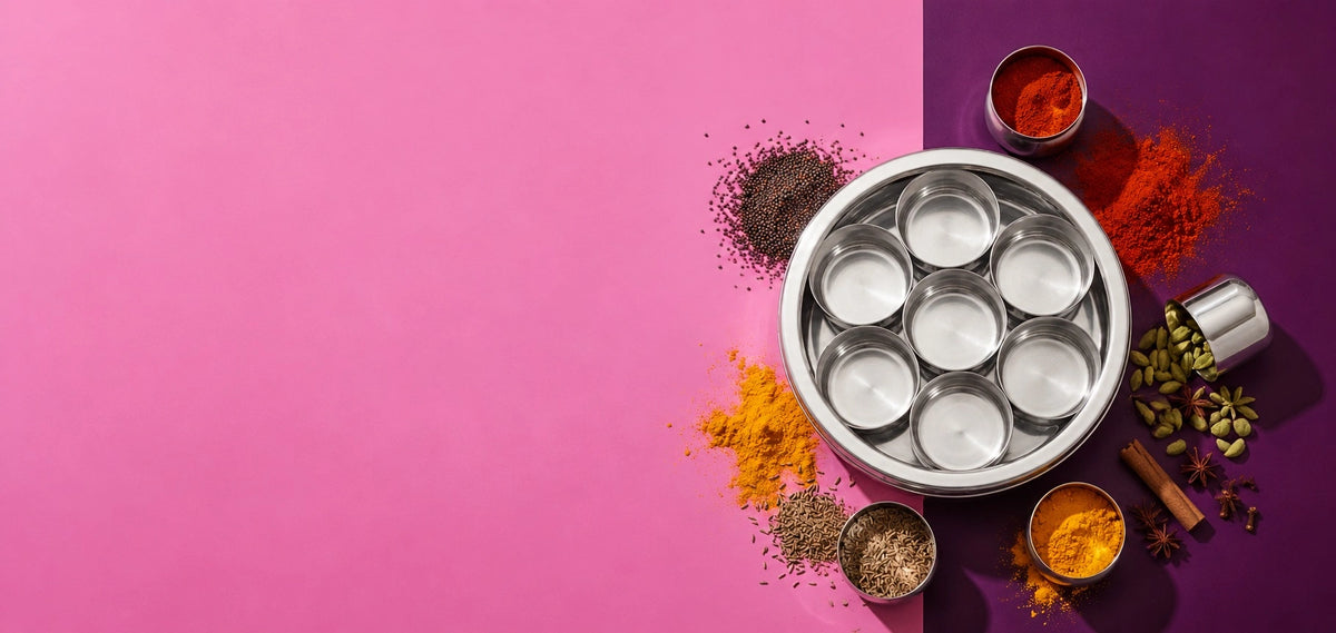 Indian Spice Tins (Masala Dabba)