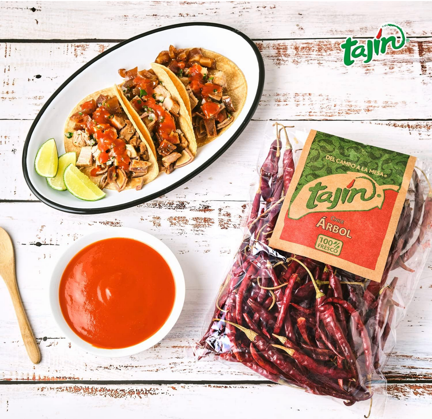 Tajin Dried Arbol Chillies 75g
