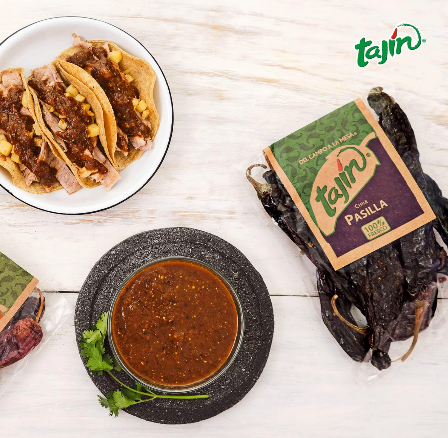 Tajin Dried Pasilla Chillies 75g