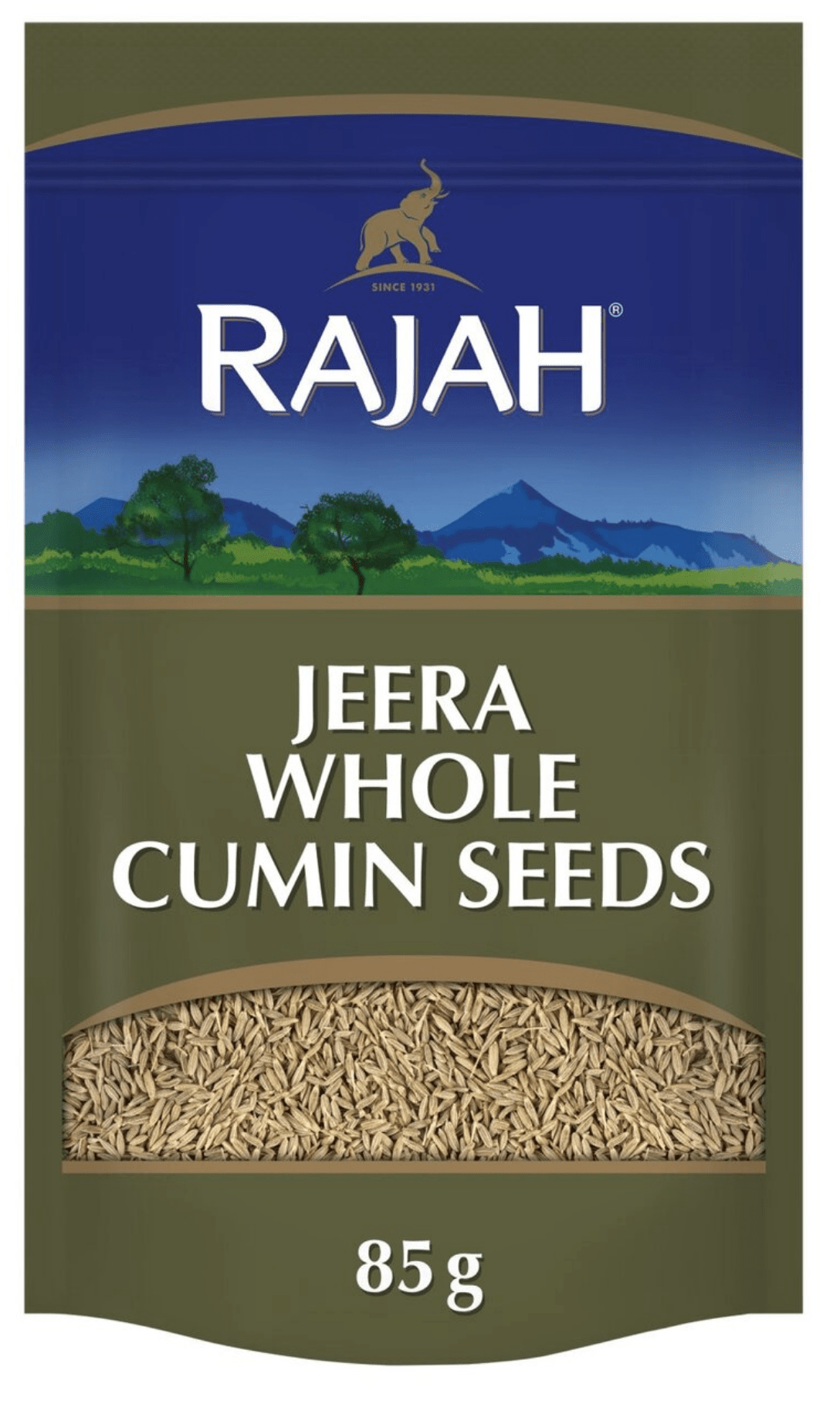 Rajah Whole Cumin Seeds (Jeera) 85g — Authentic Whole Spice for Indian Cooking - BUB BRANDS