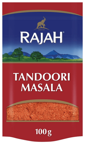 Rajah Natural Ground Tandoori Masala Powder 100g — Authentic Spice Blend for Indian Cooking - BUB BRANDS