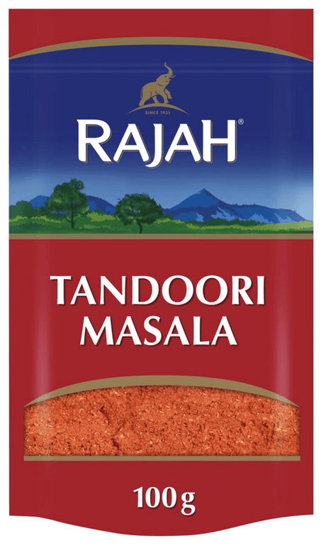 Rajah Natural Ground Tandoori Masala Powder 100g — Authentic Spice Blend for Indian Cooking - BUB BRANDS