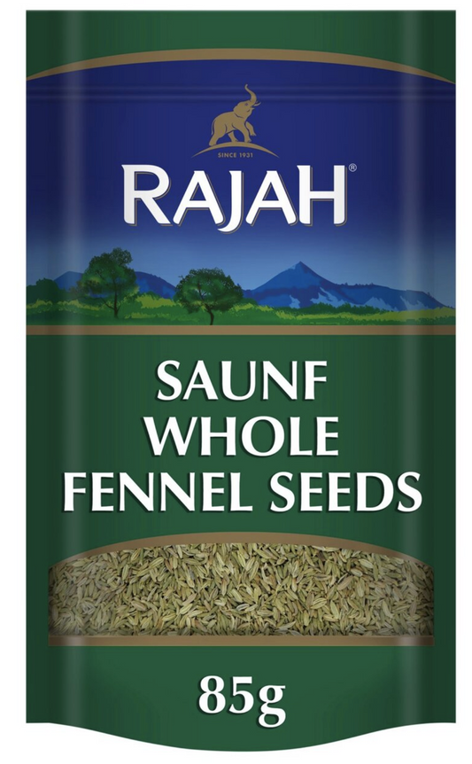 Rajah Spices Whole Fennel Seeds (Saunf) 85g