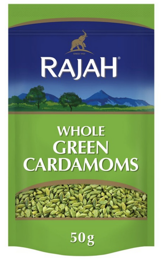 Rajah Spices Whole Green Cardamon 50g
