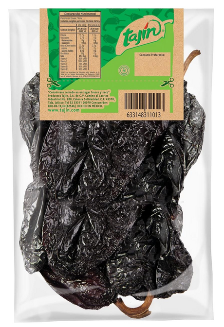 Tajin Dried Ancho Chillies 75g — Authentic Mexican Ancho for Sauces, Salsas & Stews