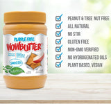 WOWBUTTER Smooth Toasted Soya Spread - Tastes Like Peanut Butter - Nut-Free, Vegan, Gluten Free, Halal & Kosher, Protein Spread - 7g Plant Protein, 1000mg Omega-3 per Serving, All-Natural (1)